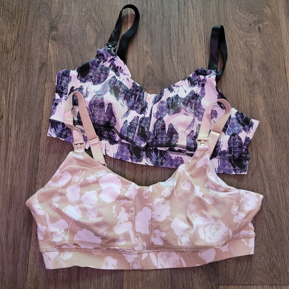 Two Ollie Gray Nursing Bras size Large